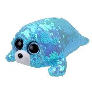 Boos Flippables Waves, 15 cm – flitrový modrý tuleň - Plyšová hračka