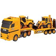 Heavy duty transporter with excavator and tractor - Toy Car