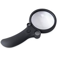 Reading Magnifier with LED and UV Lighting (2.5x; 4.5x; 25x; 55x) V-09047 - Magnifying Glass
