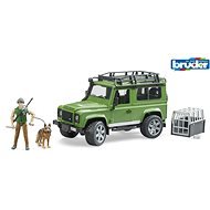 Bruder Forestry - Land Rover Defender with Hunter and Dog - Toy Car