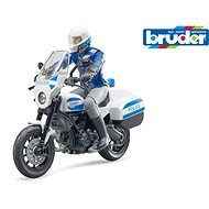 Bruder Pohotovostné vozidlá – Bworld policajná motorka Scrambler Ducati a policajt - Auto