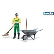 Bruder Bworld - Farmer with Tools - Toy Car