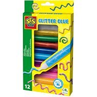 SES Glitter rajzoló ragasztó, 12 színben - Csináld magad készlet gyerekeknek