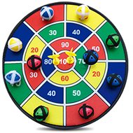 Dartboard 36 cm with 3 balls - Target