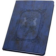 Block A5, Lined, 80 Sheets, DELUXE Fabric with Embossing, BLUE - 210169 - Journal