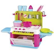 Androni Travel Kitchen with 25 Accessories - Play Kitchen