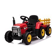 Workers tractor with siding, red - Children's Electric Tractor