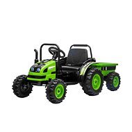 Tractor POWER with tractor, green - Children's Electric Tractor
