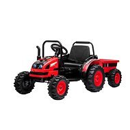POWER Traktor pótkocsival, piros - Elektromos gyerek traktor