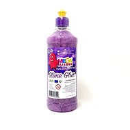 Megaslizoun - pva slime glue purple glitter 500ml - Montážní lepidlo