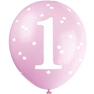 Balloons 1. Birthday Girl - 5 pcs - 30cm - Pink - Balloons