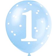 Balloons 1. Birthday Boy - 5 pcs - 30cm - Blue - Balloons