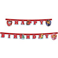 Birthday garland - happy birthday - paw patrol - 200 cm - Garland