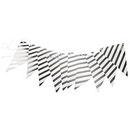 Birthday garland - flags - silver - 500 cm - Garland