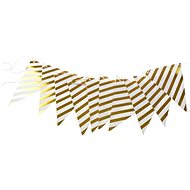 Birthday garland - flags - gold - 500 cm - Garland