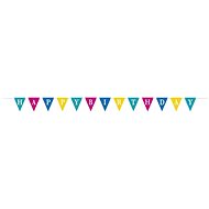 Flag garland - birthday - happy birthday - 274 cm - Garland