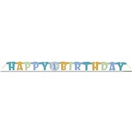 Garland 1. Birthday - happy birthday - blue - 116 cm - Garland