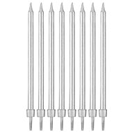 Birthday candles with base length - 10 cm - 8 pcs - Candle
