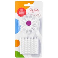 Birthday Candles White - 24 pcs - 6cm - Candle