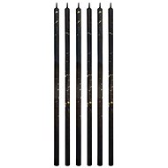 Birthday Candles Black - 16.5cm - 6 pcs - Candle