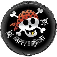 Foil Balloon Pirate - Happy Birthday  45cm - Balloons