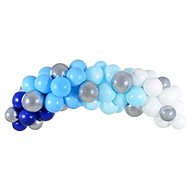 Balloon garland - set blue 200 cm, 60 pcs - Garland