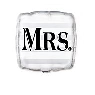 Foil Balloon Mrs. - Wedding - 45cm - Balloons