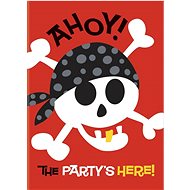 Invitations pirate - pirate fun - 8 pcs - Party Accessories