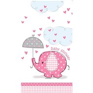 Tablecloth "baby shower" pregnancy party - girl - 137 x 213 cm - Tablecloth