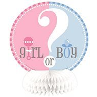 Table decoration gender reveal “girl or boy“ - “girl or boy“ 4 pcs - Party Accessories