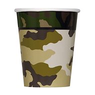 Cups camouflage - soldier - army - 270 ml - 8 pcs - Drinking Cup