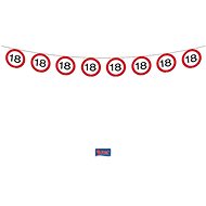Garland birthday traffic sign 18, 12m - Garland