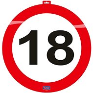 Traffic sign decoration 18, 47cm - Party Accessories