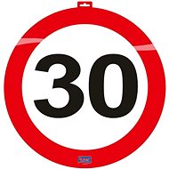 Decoration traffic sign 30, 47cm - Party Accessories