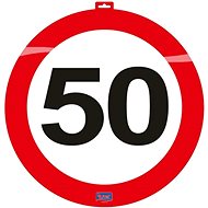 Decoration traffic sign 50, 47cm - Party Accessories