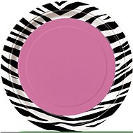 Plates - zebra - 8pcs - 17,5cm - Plate
