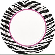 Plates - zebra - 8pcs - 22,5 cm - Plate