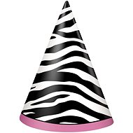 Party hats - zebra - 8pcs - Party Hats