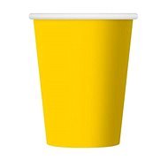 Yellow cups 250 ml - 6 pcs - Drinking Cup