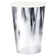 Paper cups, silver, 220ml, 6 pcs - Drinking Cup