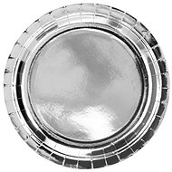 Silver Paper Plates, 23cm 6 pcs - Set of Plates