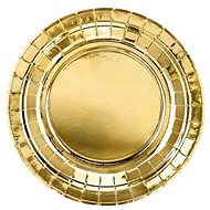 Gold Paper Plates 18cm, 6 pcs - Set of Plates