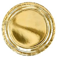 Paper Plates Gold, 23cm 6 pcs - Set of Plates