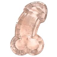 Rose gold plates, 26,5 x 15,5 cm, 6 pcs - Set of Plates
