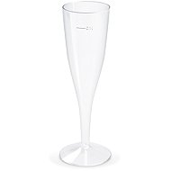 Wimex crystal champagne glass 0.1, diameter 63 mm - 10 pcs - Drinking Cup