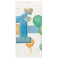 Tablecloth 1. Birthday - boy - 137 x 213 cm - blue - Tablecloth
