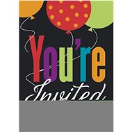 Invitations - happy birthday - 8 pcs - Party Accessories