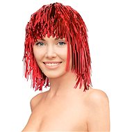 Foil wig red - Wig