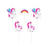 Candles unicorn - unicorn 5pcs - Candle