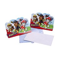 Invitations paw patrol - paw patrol, 8pcs - Party Accessories